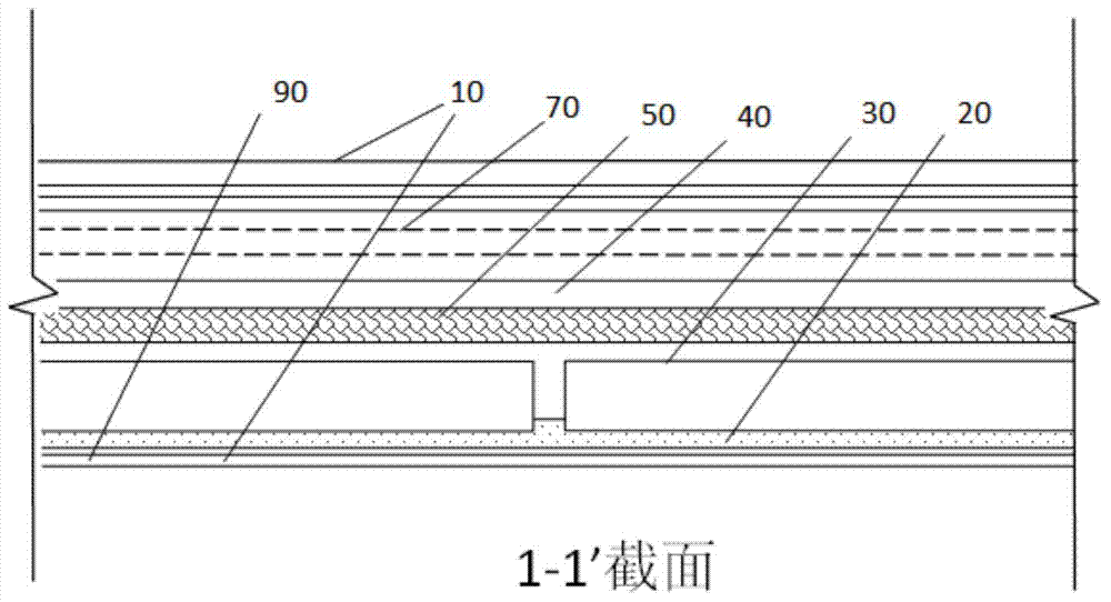 A tubular groundwater drainage blind ditch and its construction technology and application