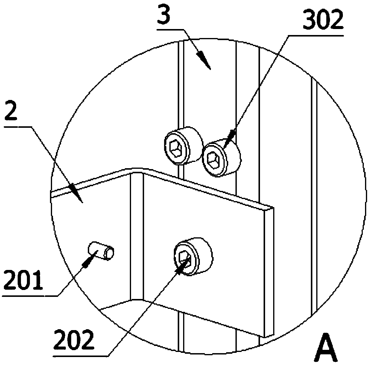 A detection frame for electric power operation and maintenance and maintenance tools