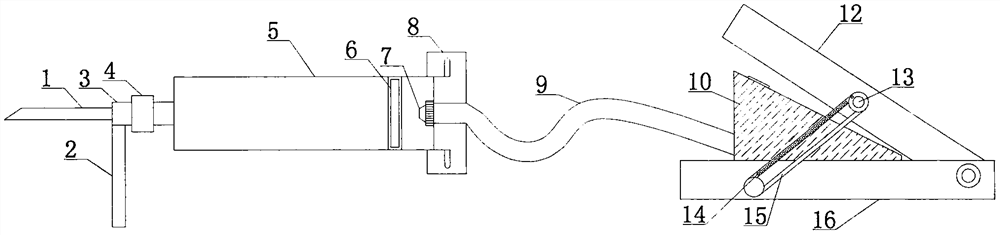 An easily adjustable immune injection device for medical oncology