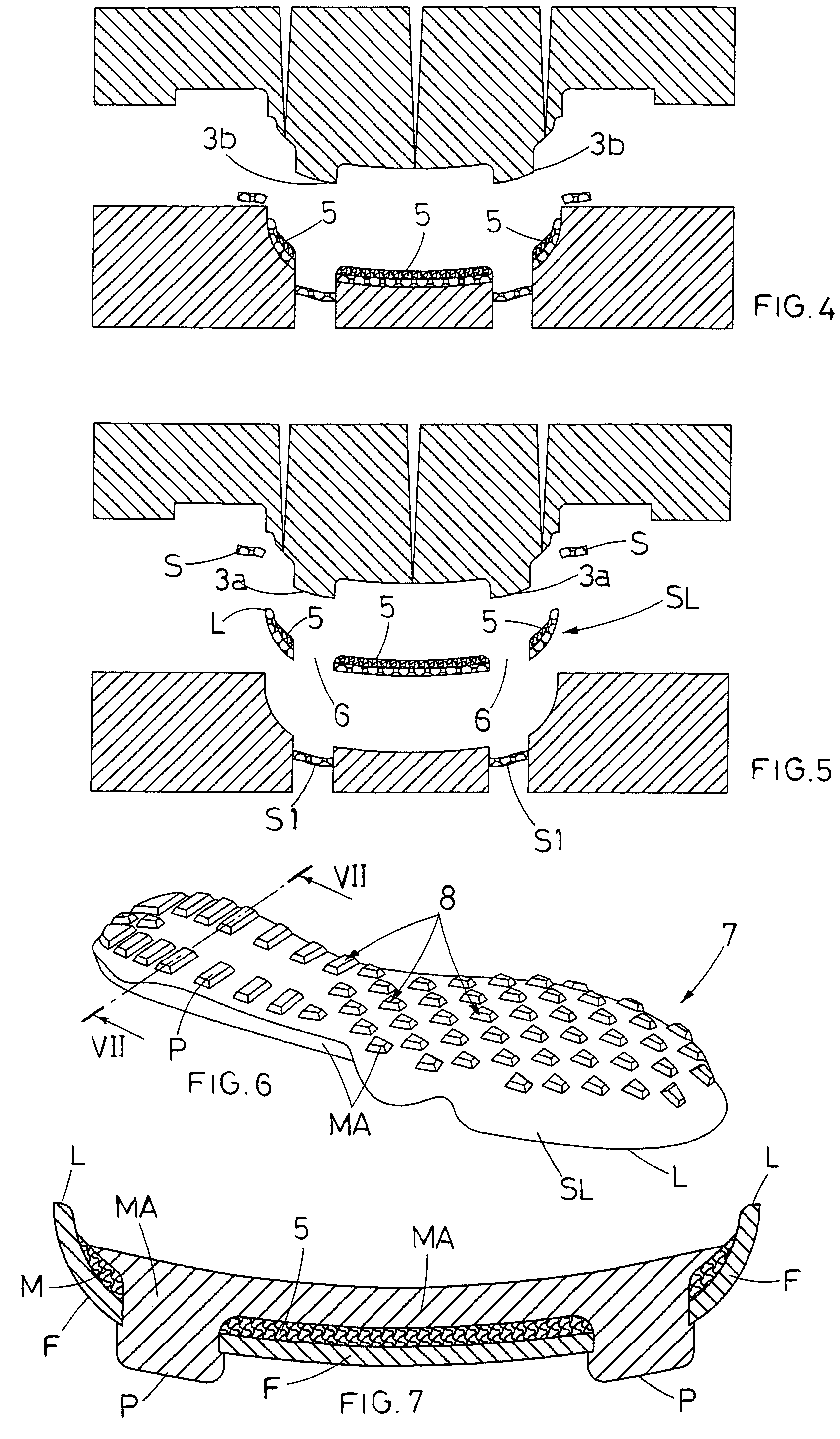 Process and equipment used to cut and model sheets of leather or other modellable materials