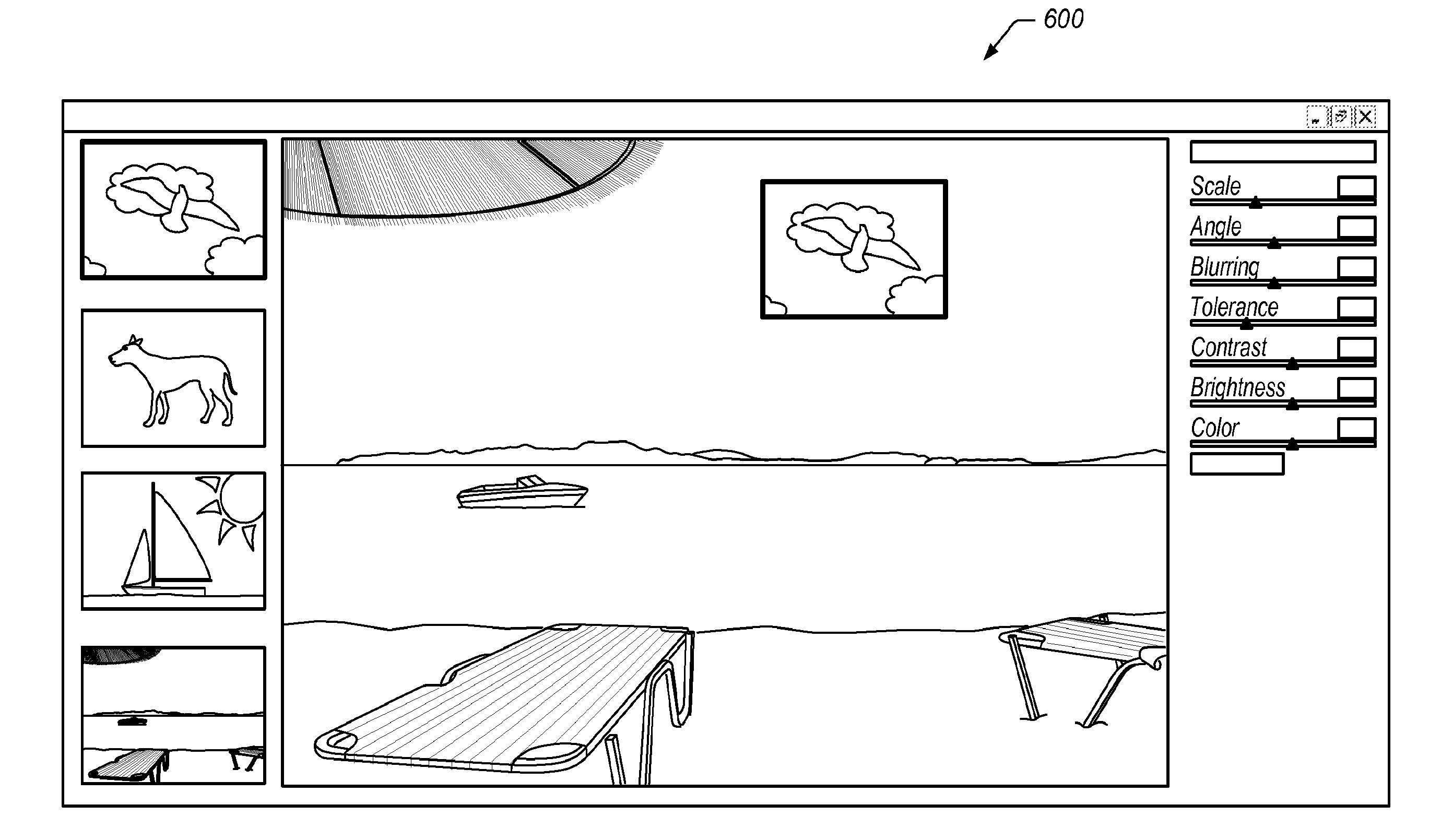 System and Method for Image Composition Using Non-Destructive Editing Model and Fast Gradient Solver