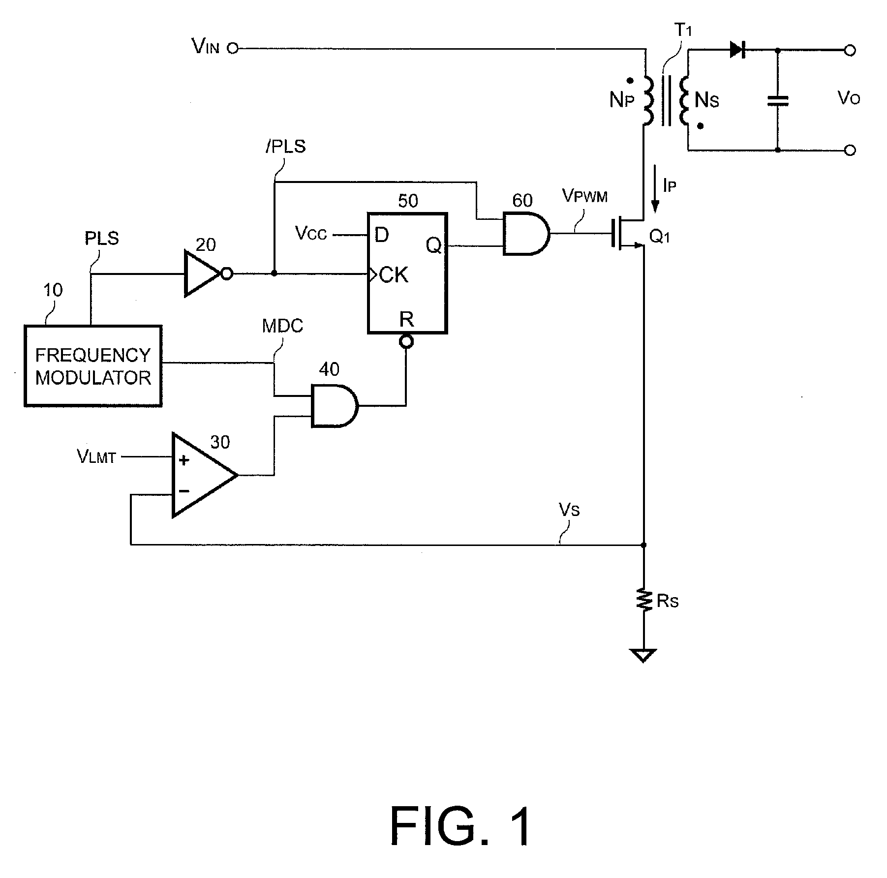 Switching controller having switching frequency hopping for power converter