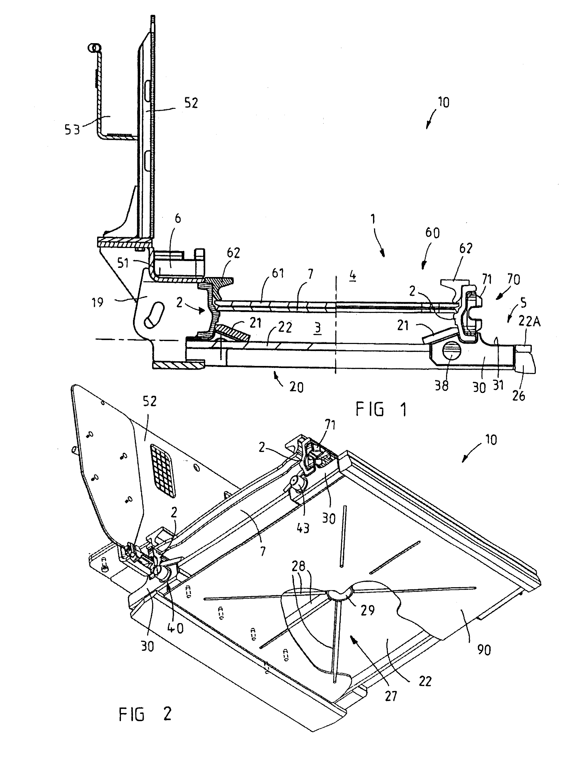 Pan section