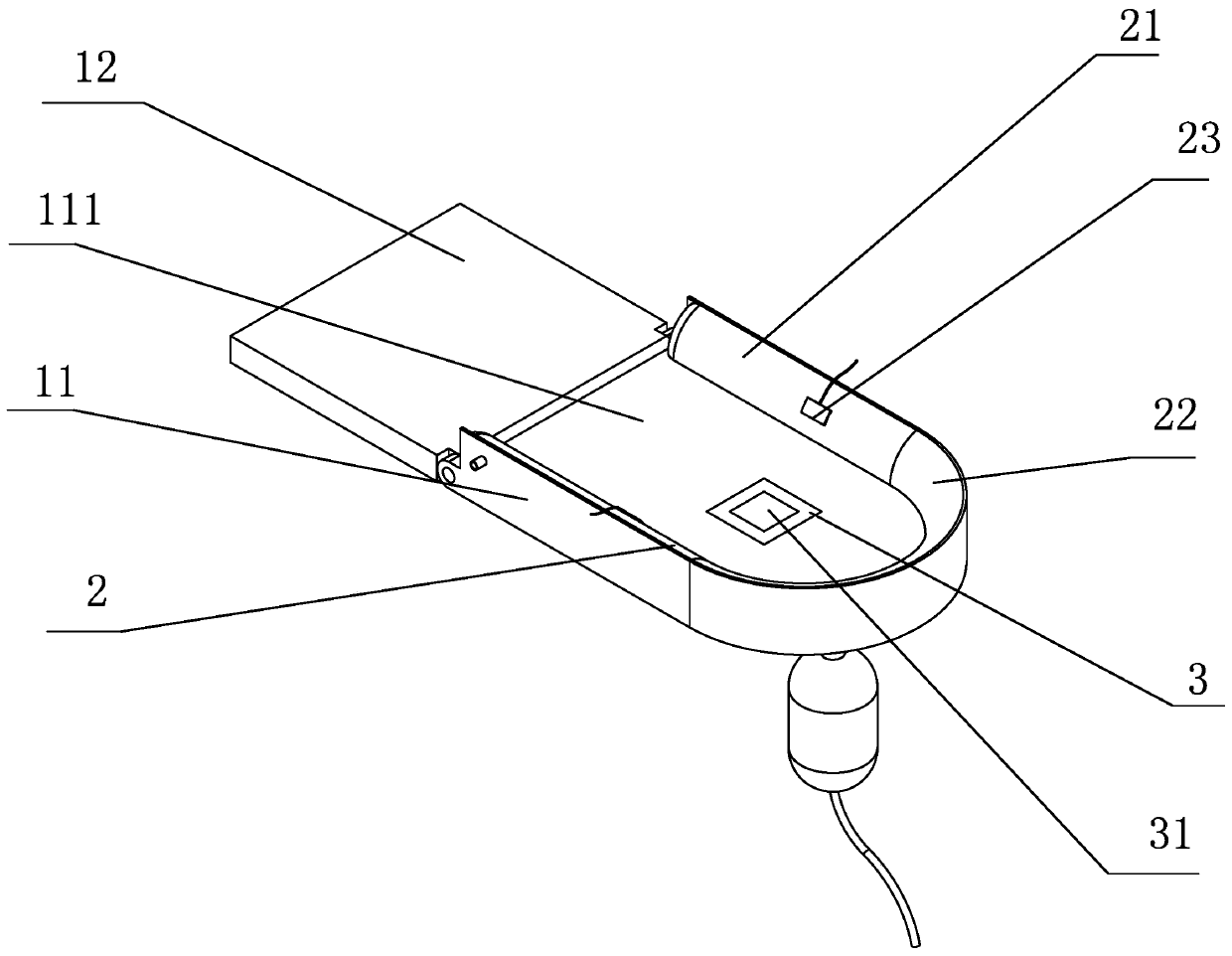 Head CT examination fixing device