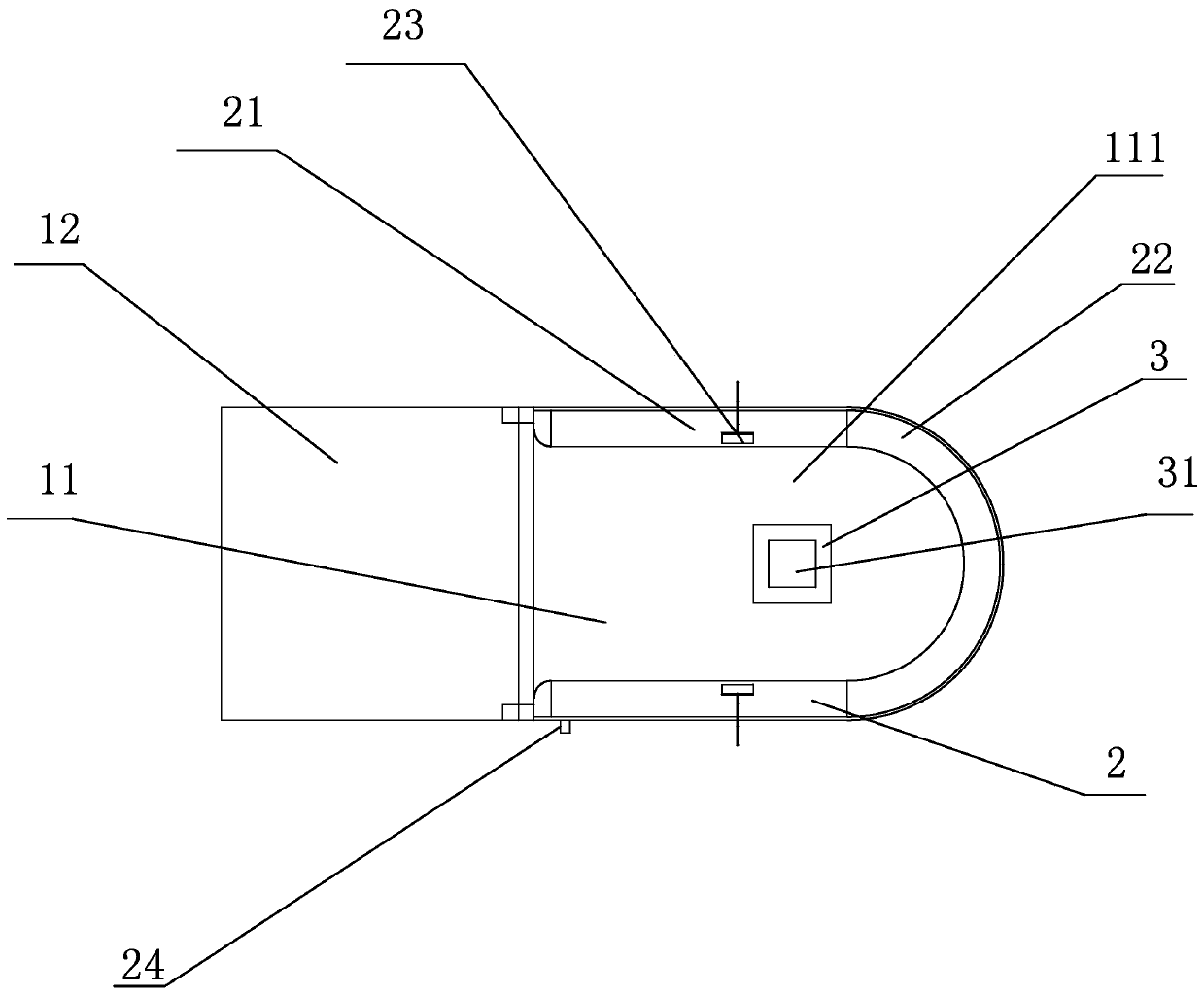 Head CT examination fixing device