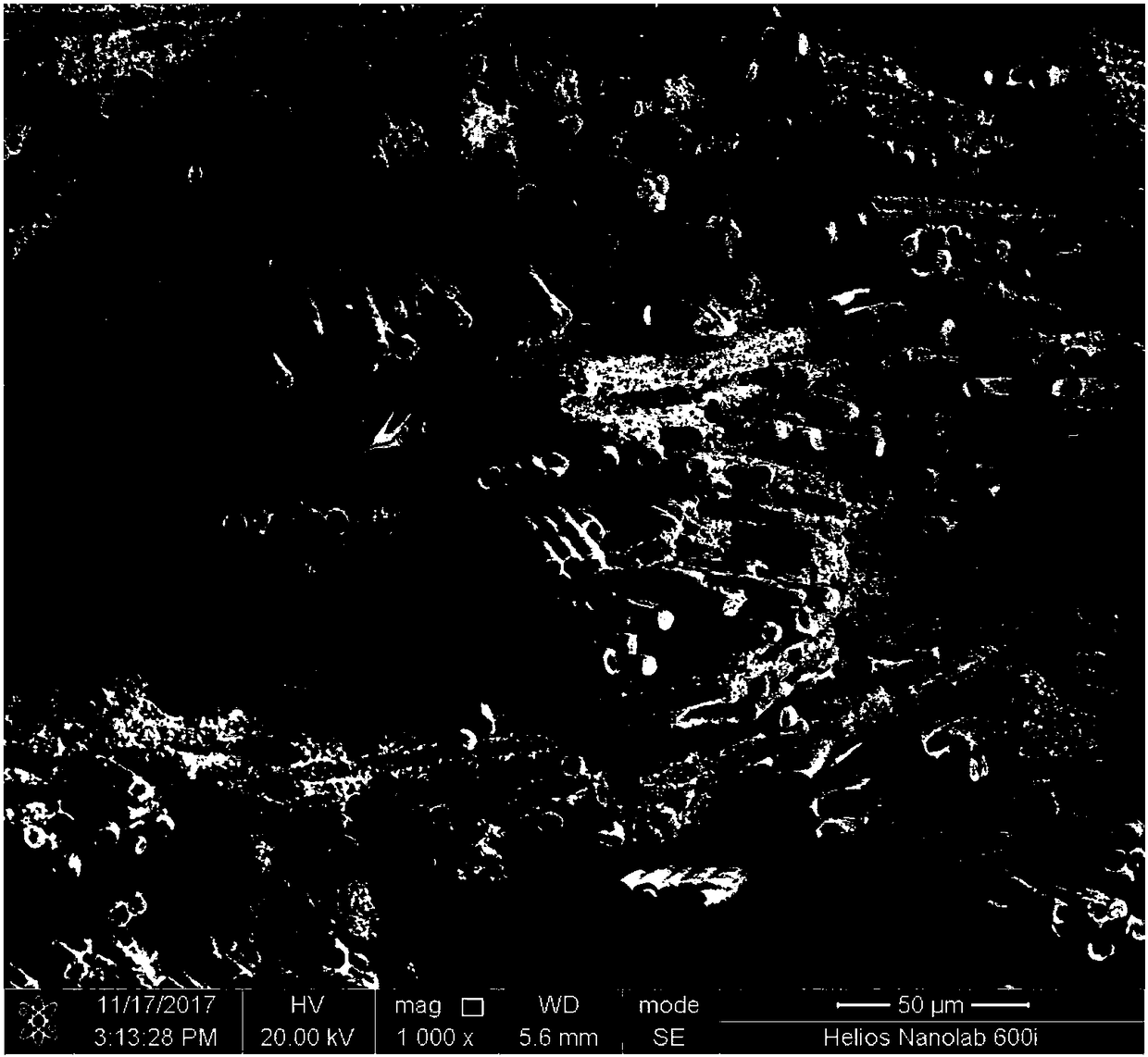 Preparation method of three-dimensional carbon fiber toughened ultrahigh-temperature ceramic-based composite material with high breaking work