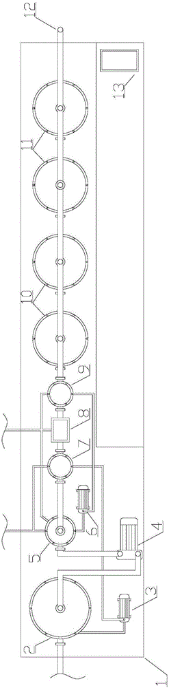 Box-type complete set soil and groundwater pollution two-phase extraction restoration device and application