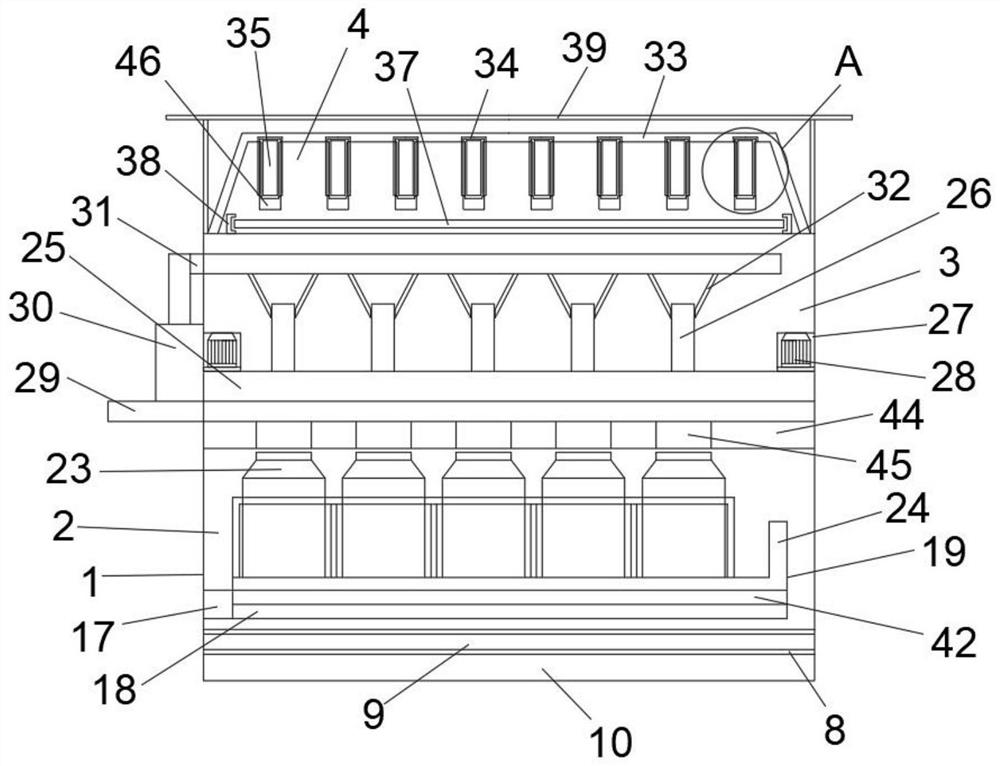 Bee breeding device capable of conveniently collecting honey and using method thereof