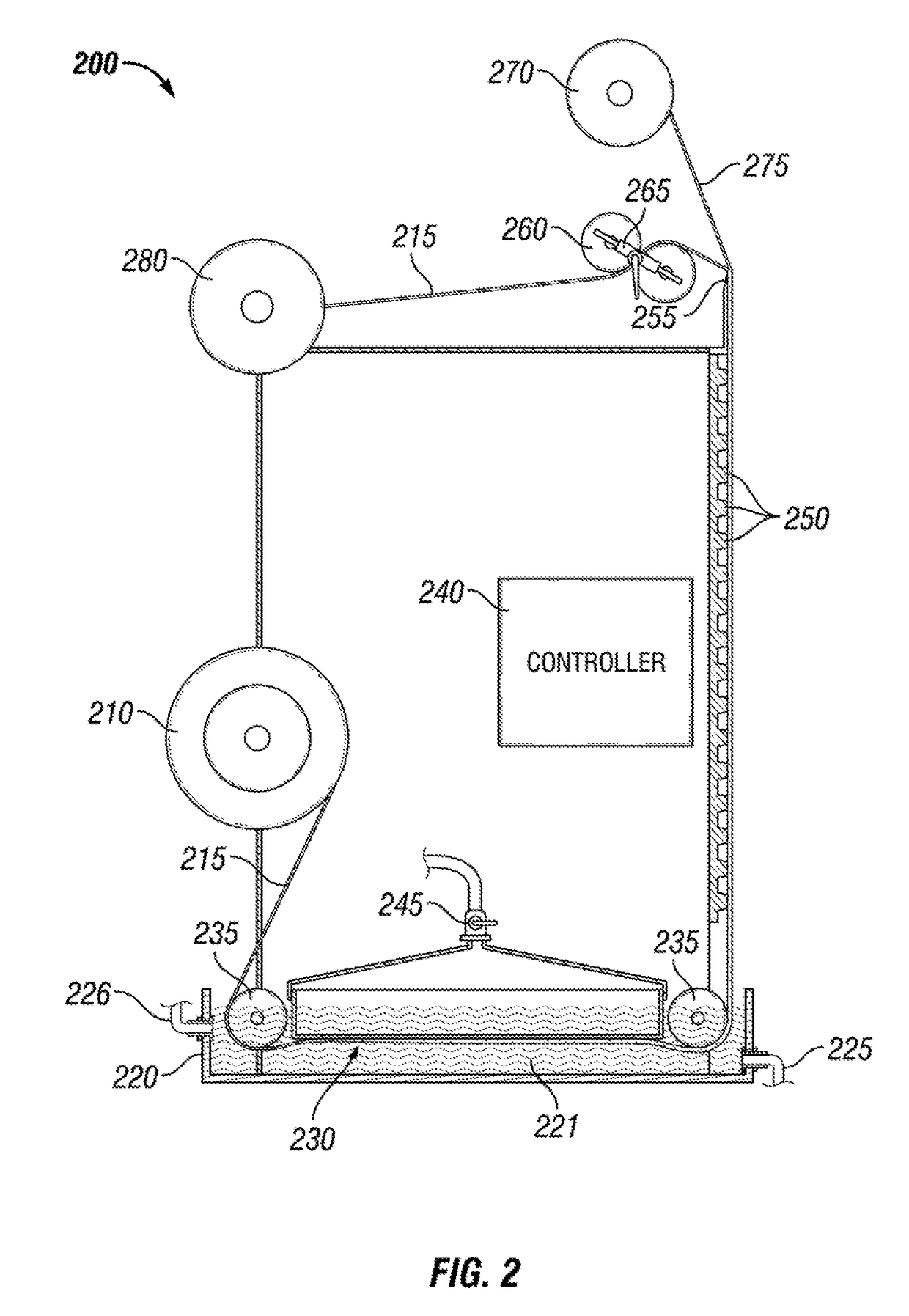 Systems and methods for continuous manufacture of buckypaper materials