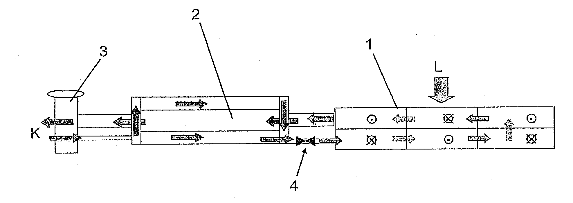 Evaporator for a refrigeration circuit