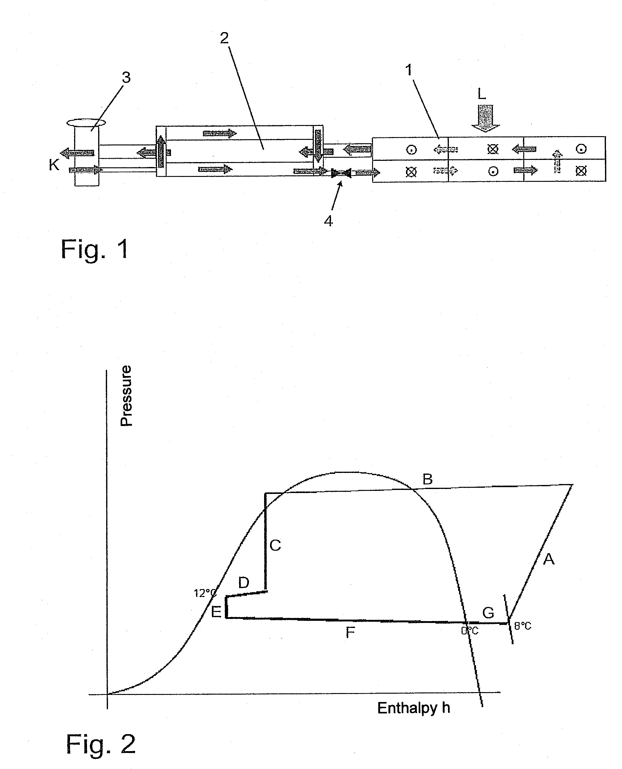 Evaporator for a refrigeration circuit