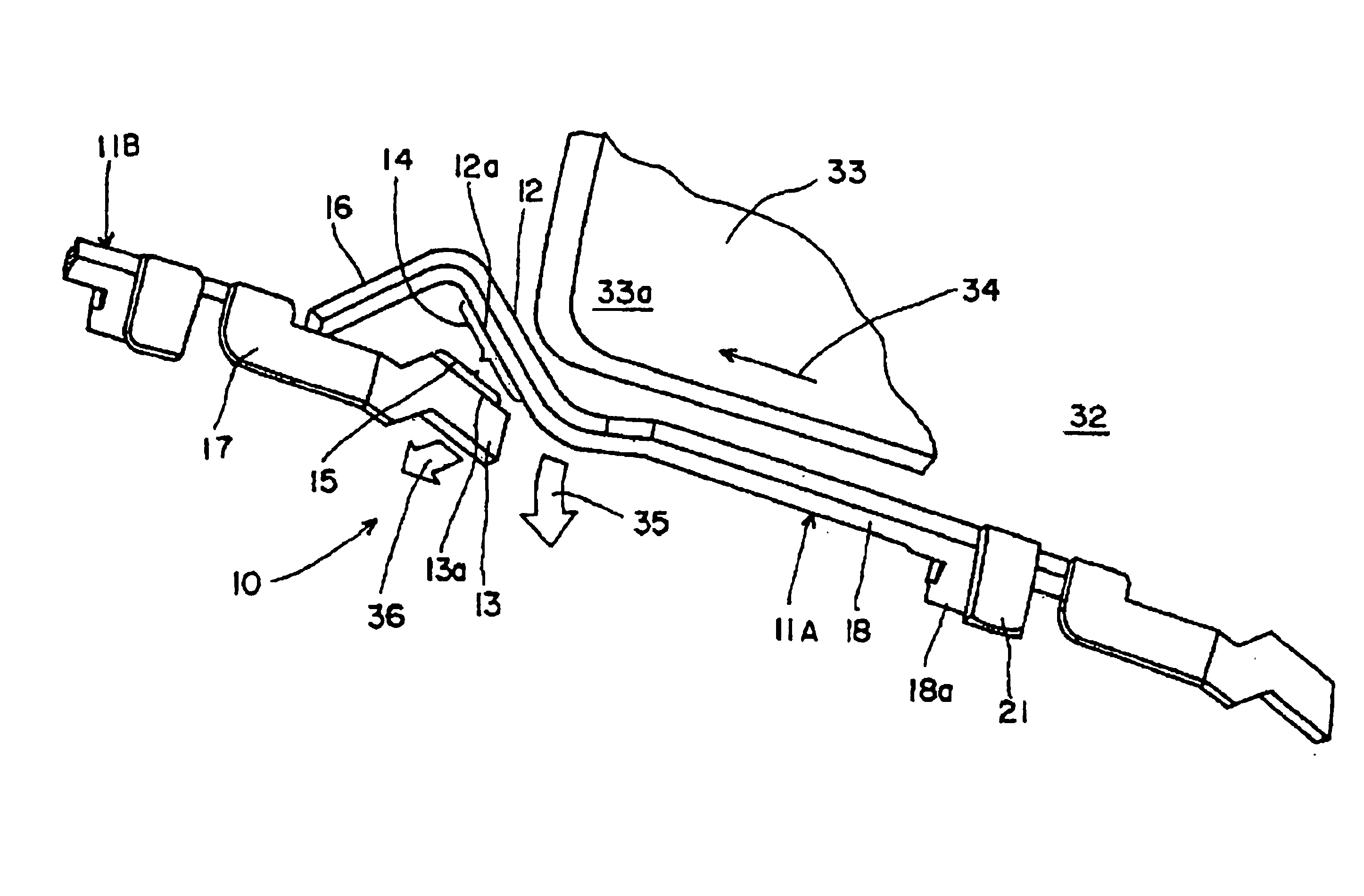 Detection switch mounted in a card socket