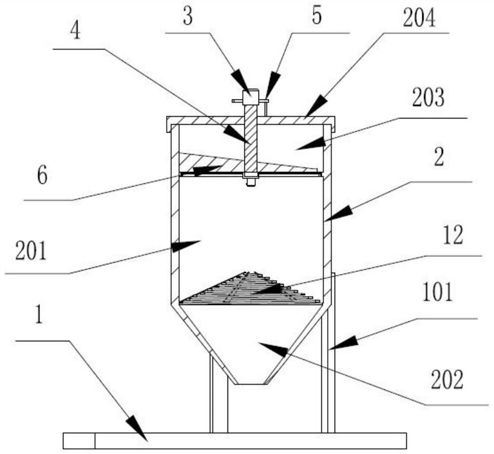 Garbage water vapor catalytic gasification device capable of recording data and using method