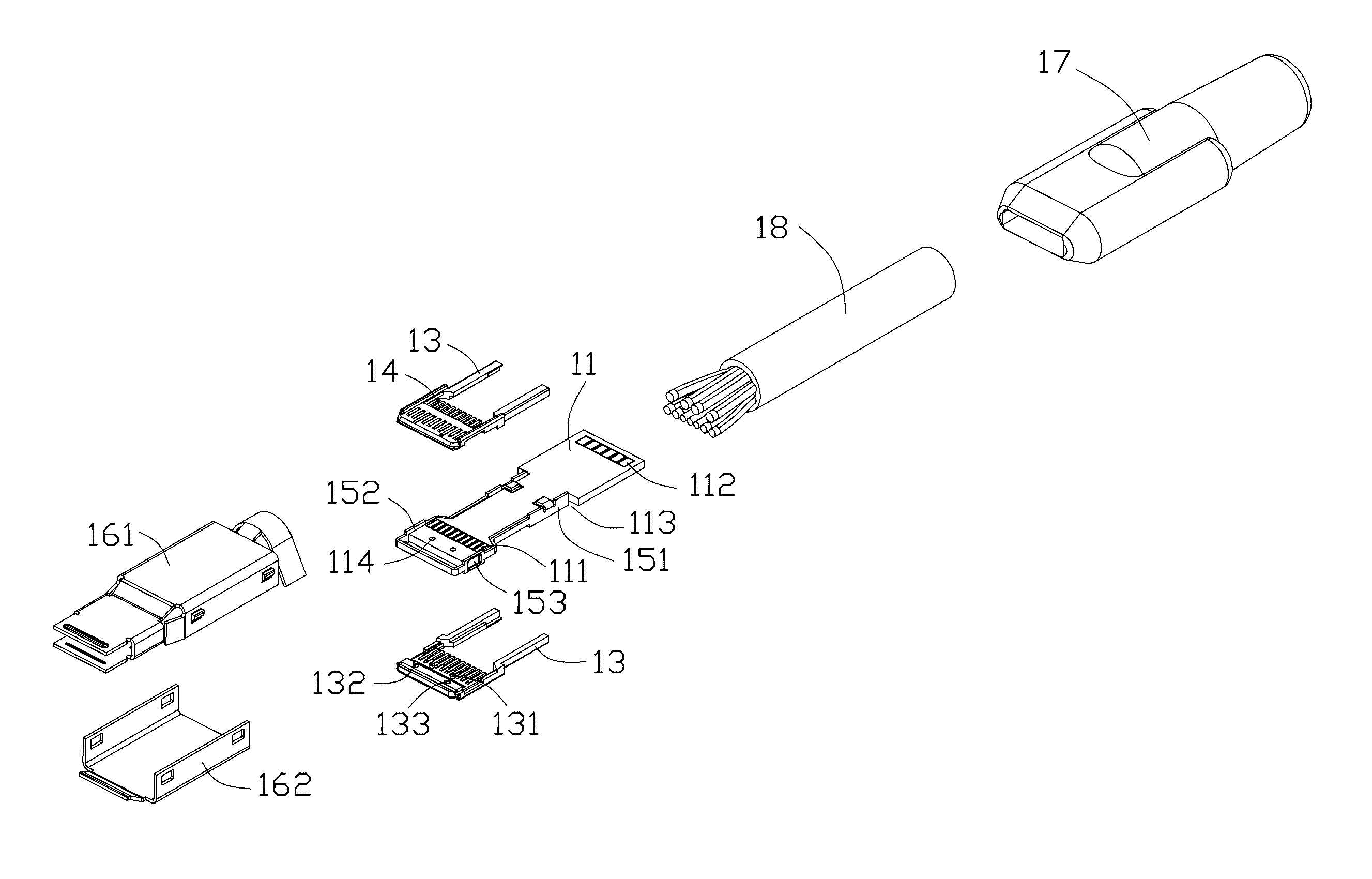 Flippable electrical connector