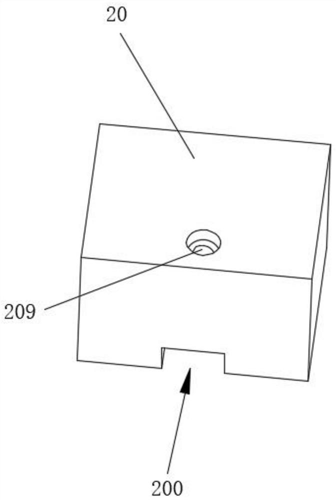 A grinding and cleaning mechanism for axle blocks