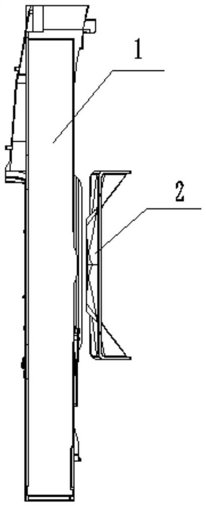 Air conditioner with double-stage flow guide system for single-centrifugal up-and-down air outlet