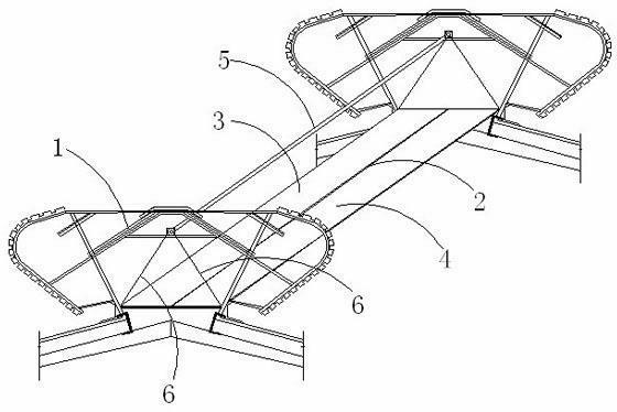 Clerestory opening and closing structure