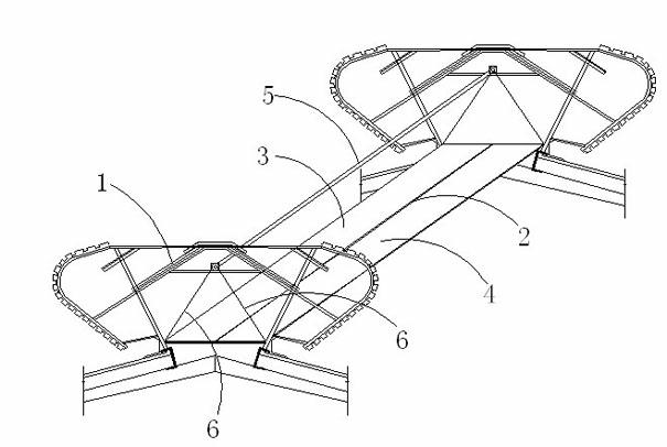 Clerestory opening and closing structure