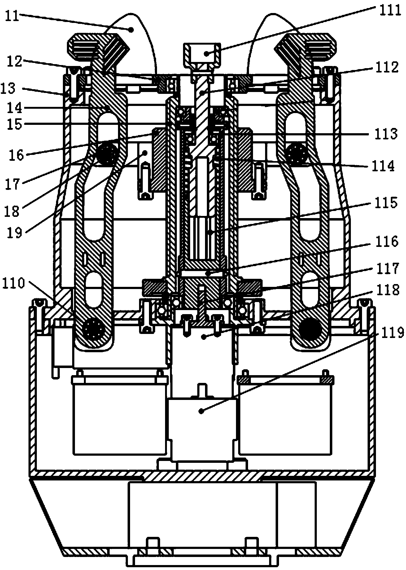 Tail end operational tool assembly of mechanical arm