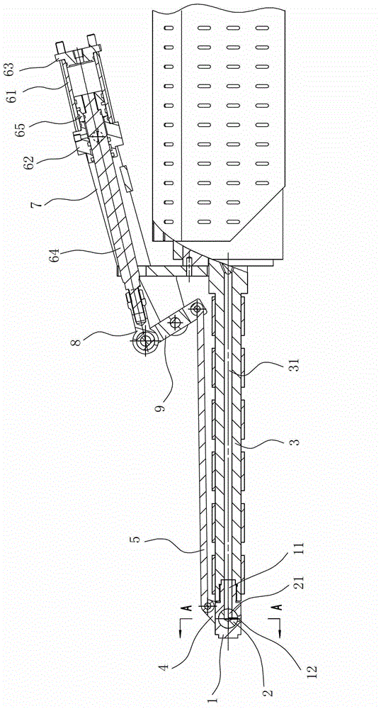 Connection rod type nozzle mechanism