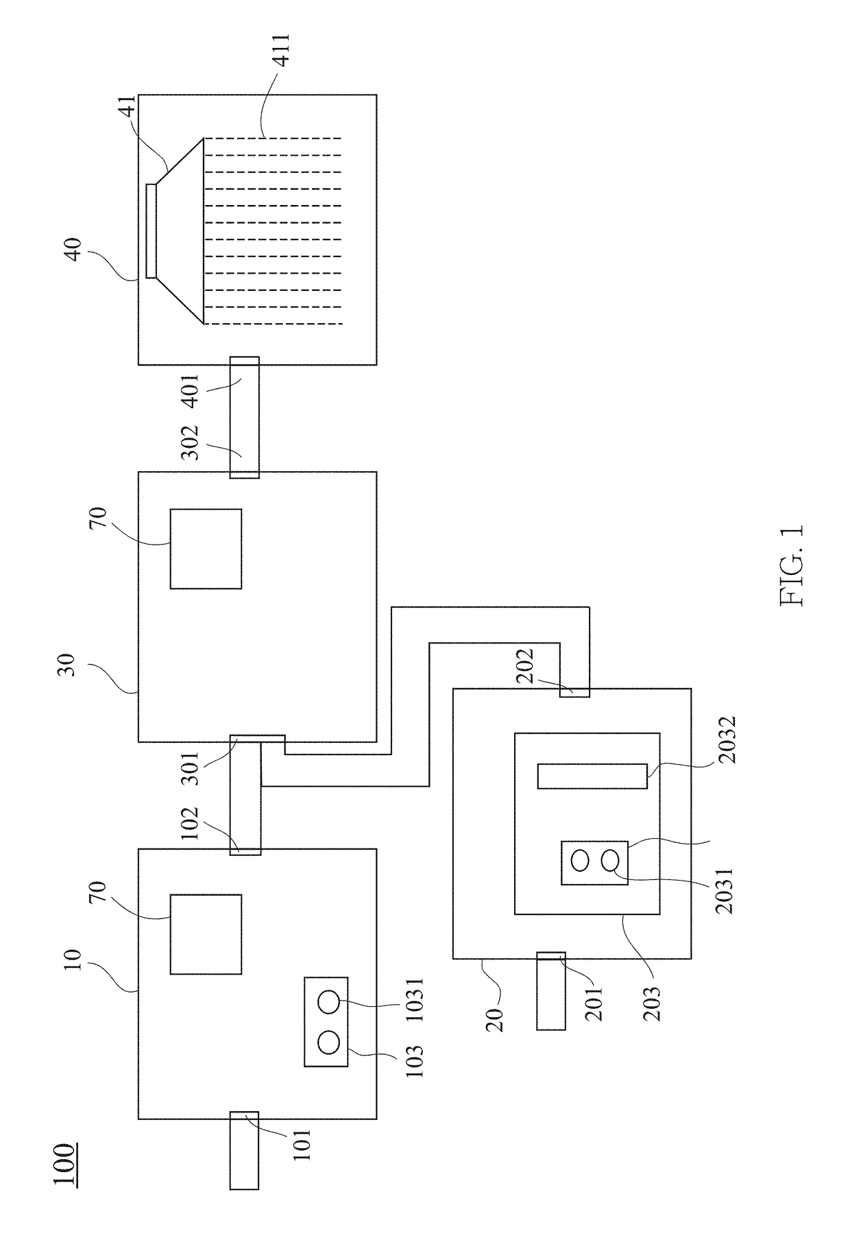 Method of treating gas and gas treatment device