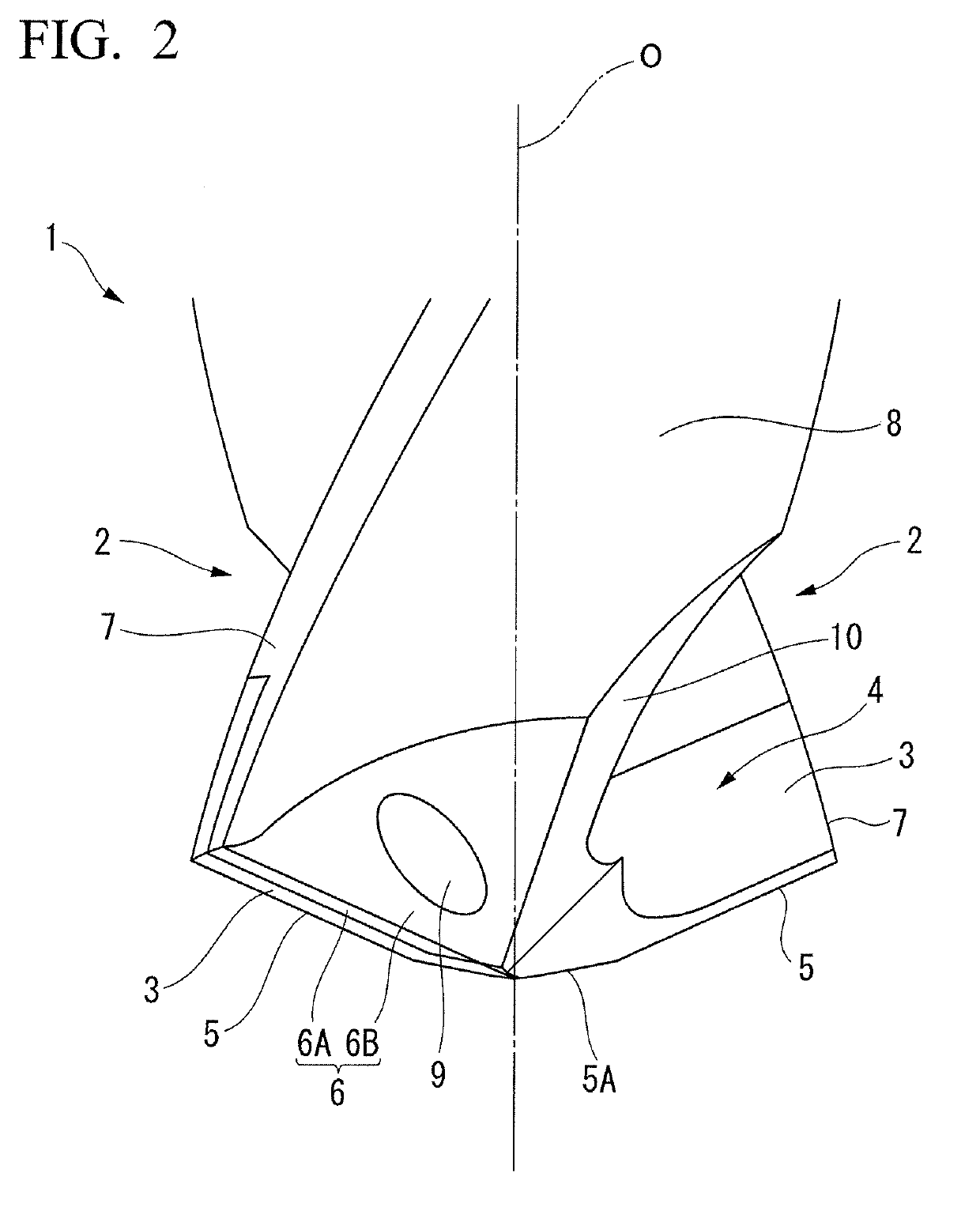 Rotary cutting tool including polycrystalline diamond material