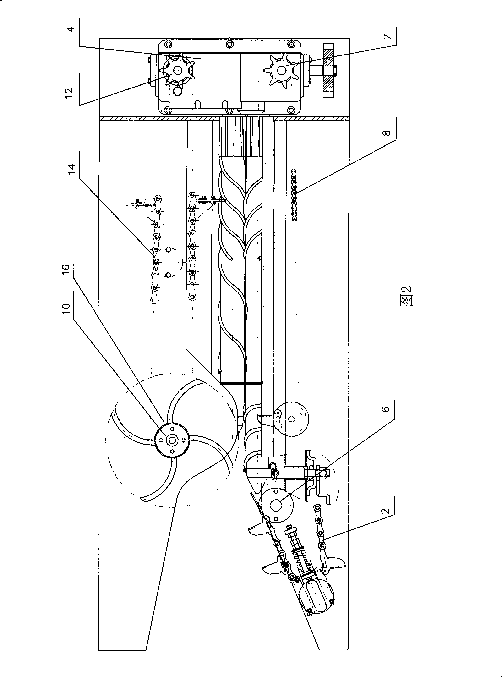 Ear-picking unit of harvester for maize