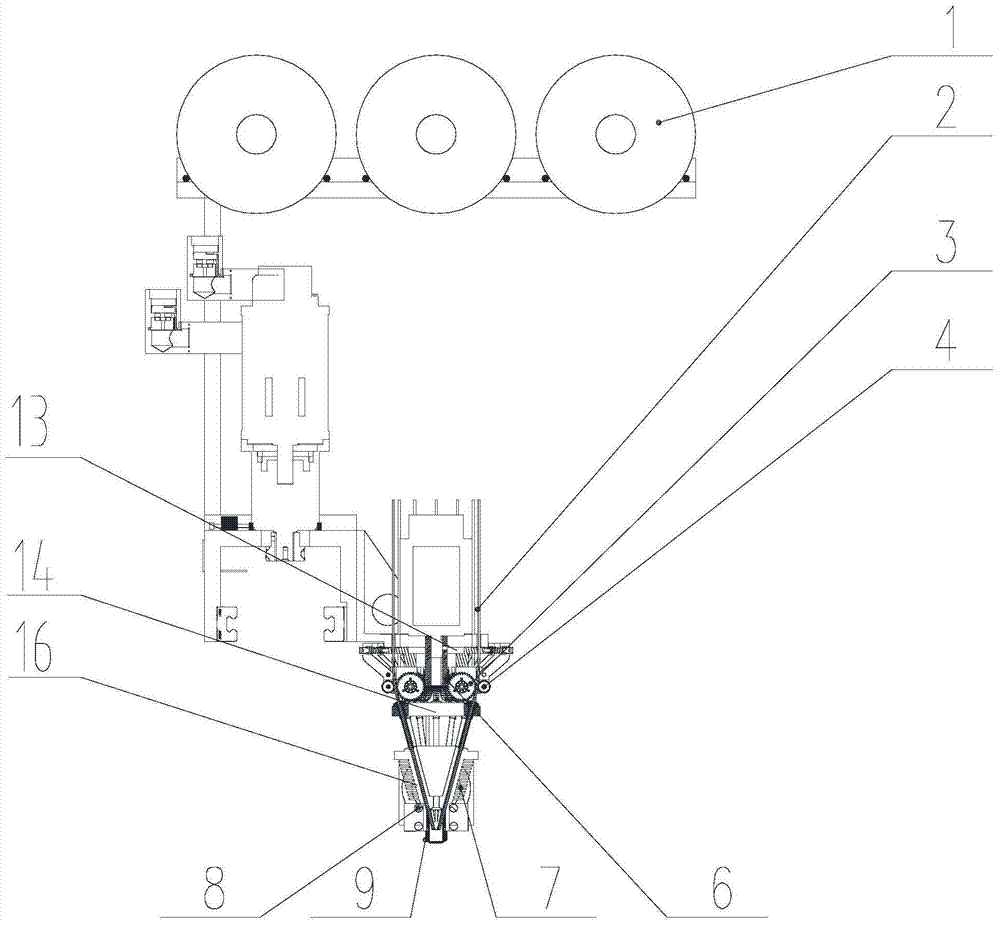 A 3D printing feeding mechanism and its application method