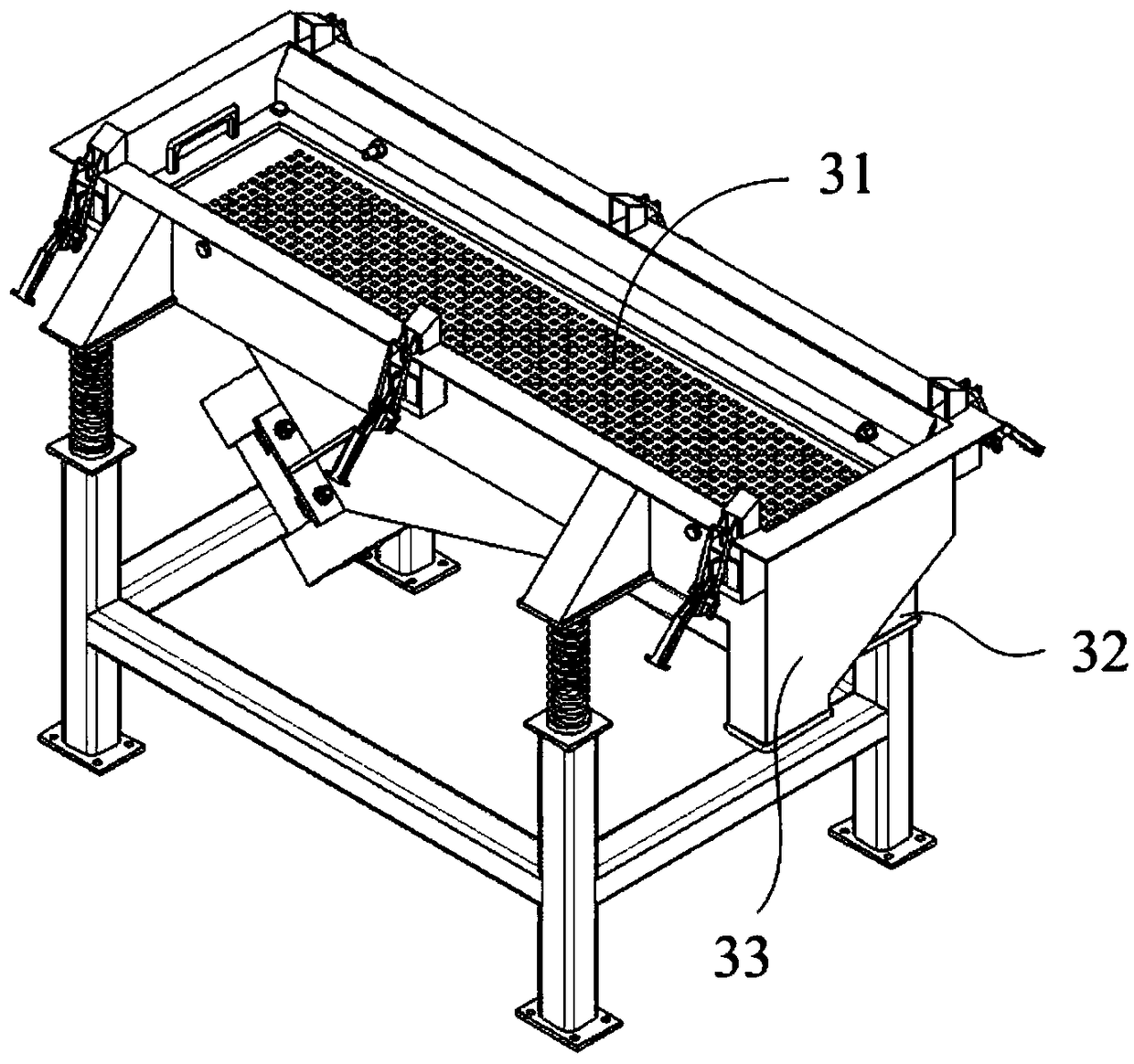 Areca seed kernel removing system and technological method