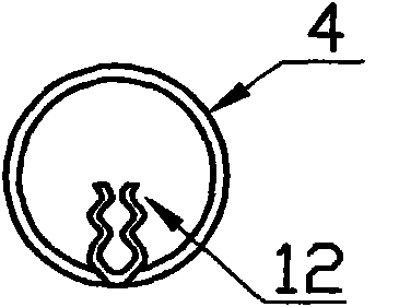 Novel fluorescent lamp electrode and installation method thereof