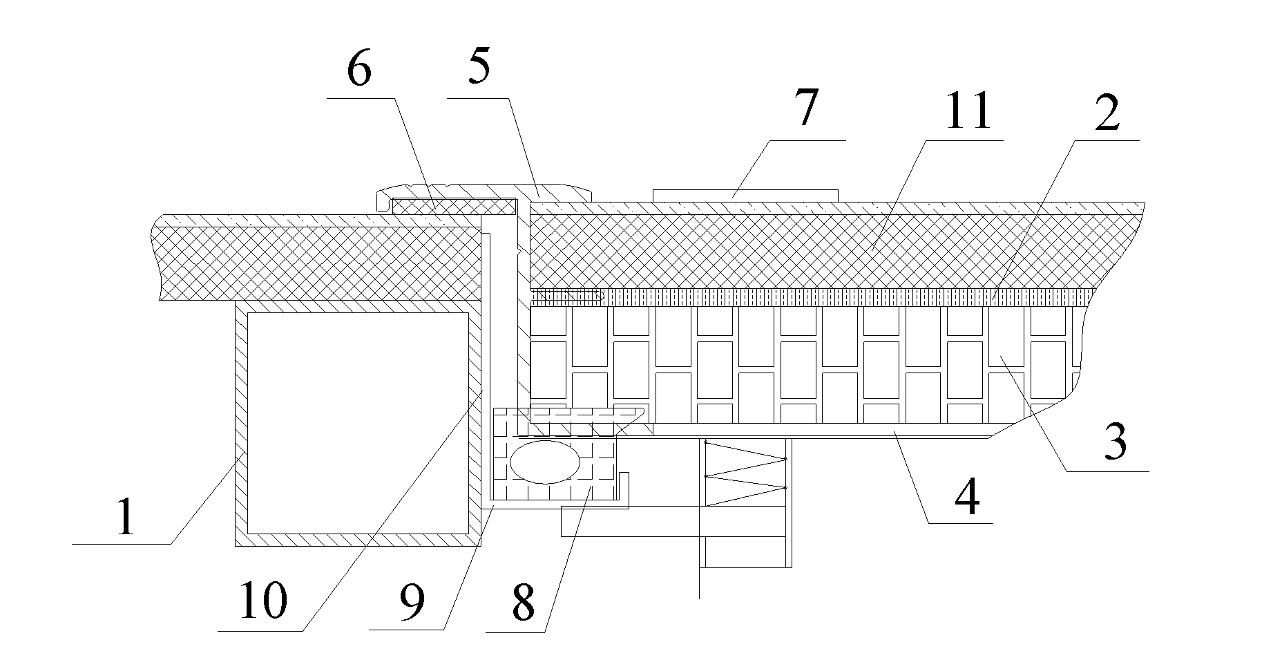 Double-sealed sound and heat insulating floor maintenance cover