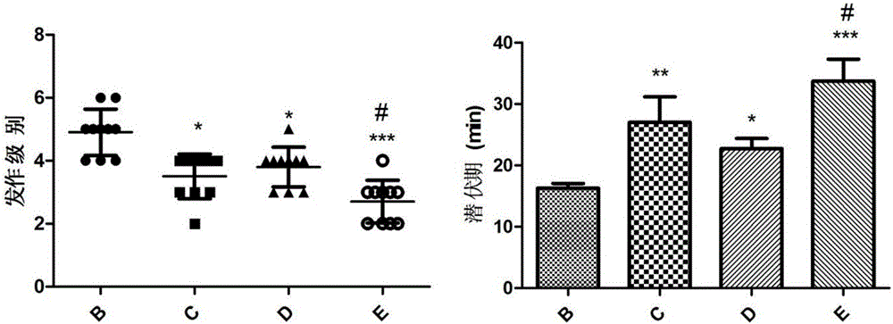 Application of composition of ginsenoside C-K and lamotrigine in preparation of anti-epilepsy medicines