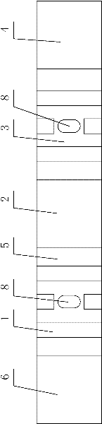 Iron core insulation component for dry-type transformer