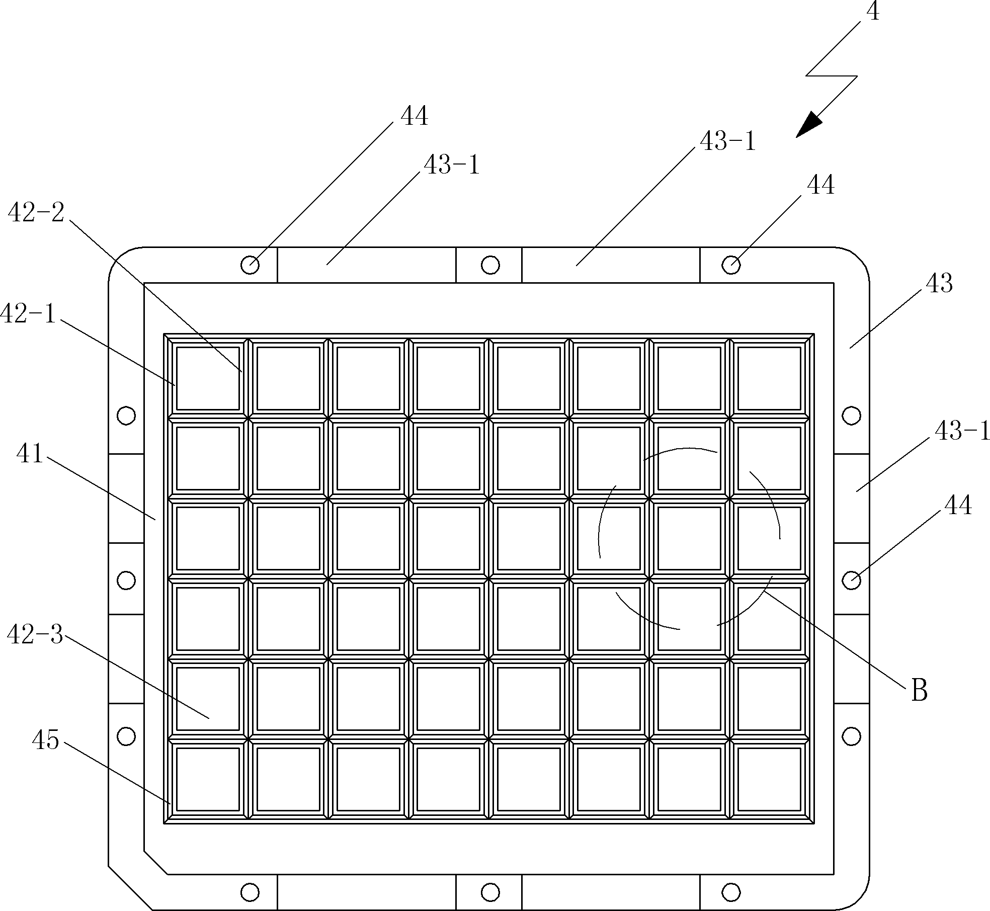 Protein membrane chip