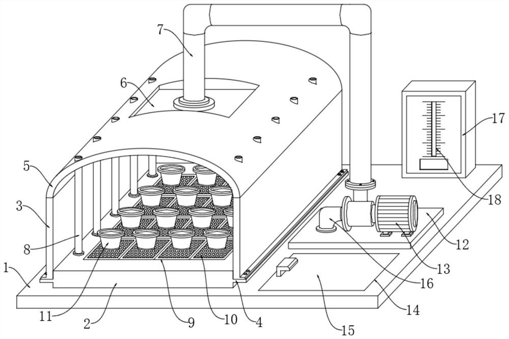 A water-saving irrigation method for planting chrysanthemums for tea