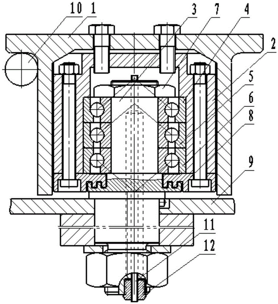 Horizontal loop guide roller device