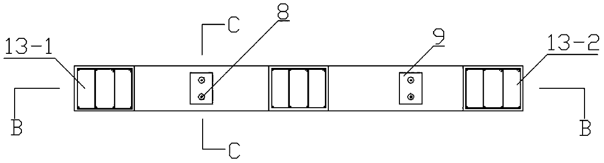 Lightweight fabricated shear wall structure