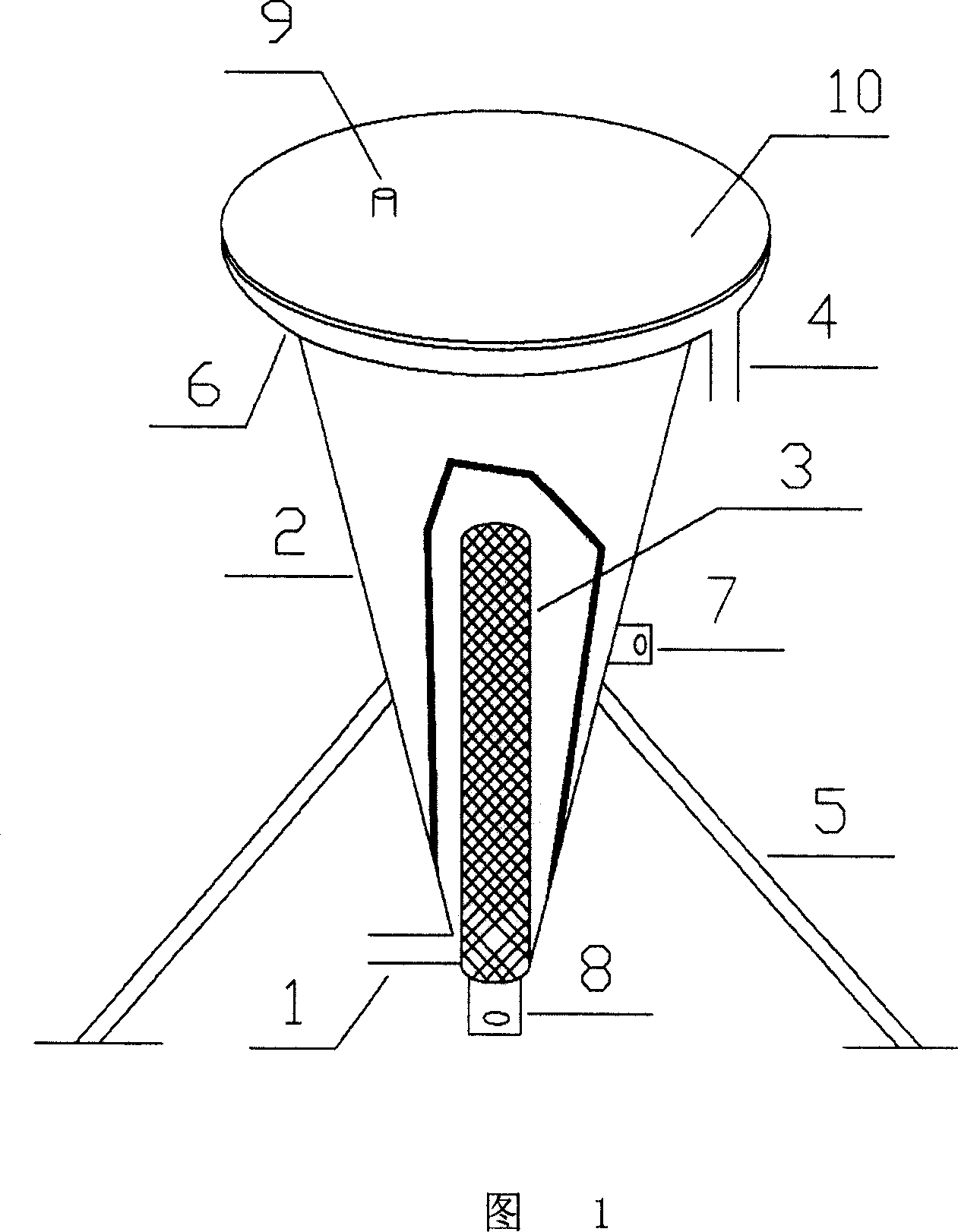 Method for removing polyacrylamide and other organic matters in oilfield exploration water and electrochemical reactor