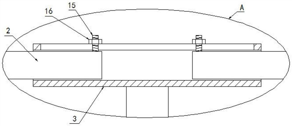 Sucker rod self-adaptive shaft paraffin removal device