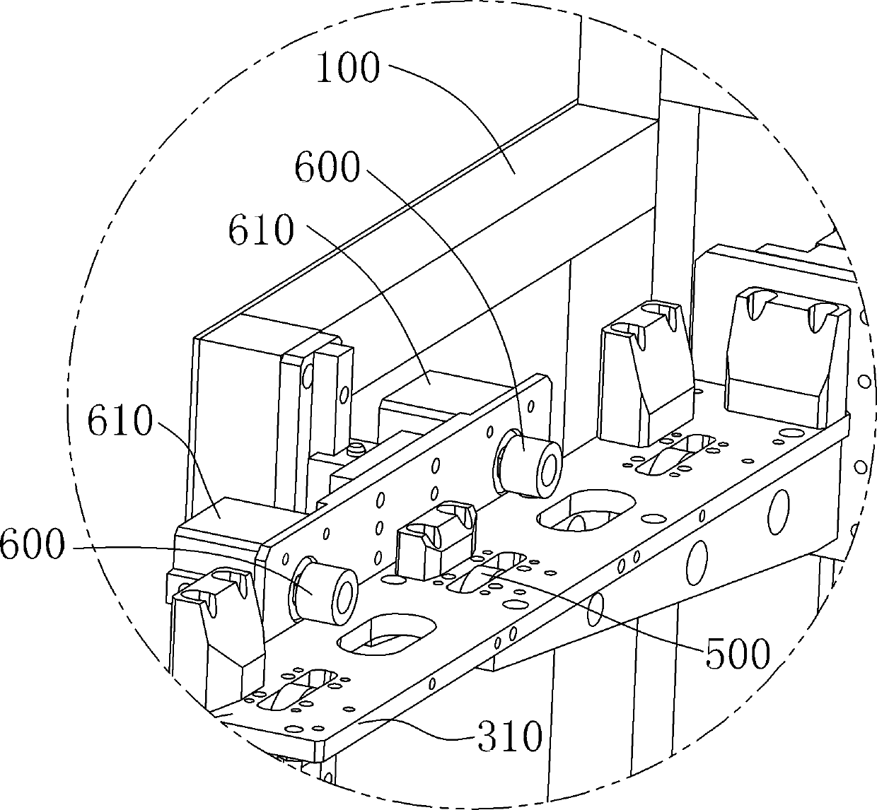 Automatic lifting and feeding mechanism, and method