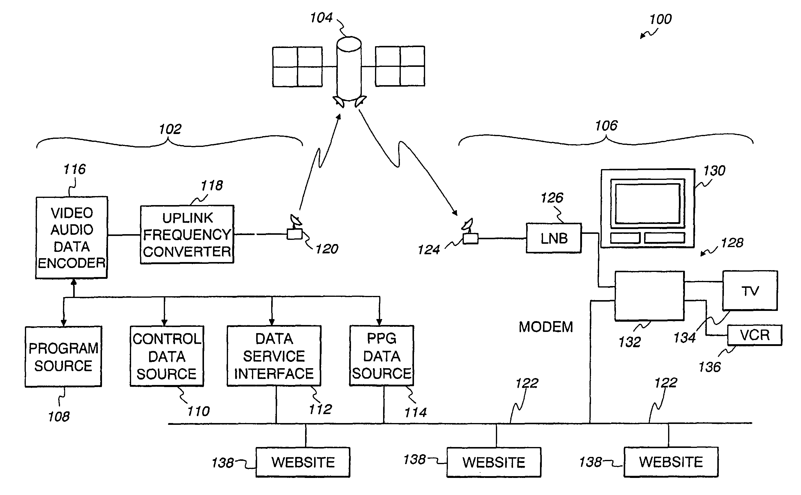 Method and apparatus for tuning used in a broadcast data system