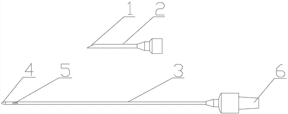 Thoracocentesis drainage needle