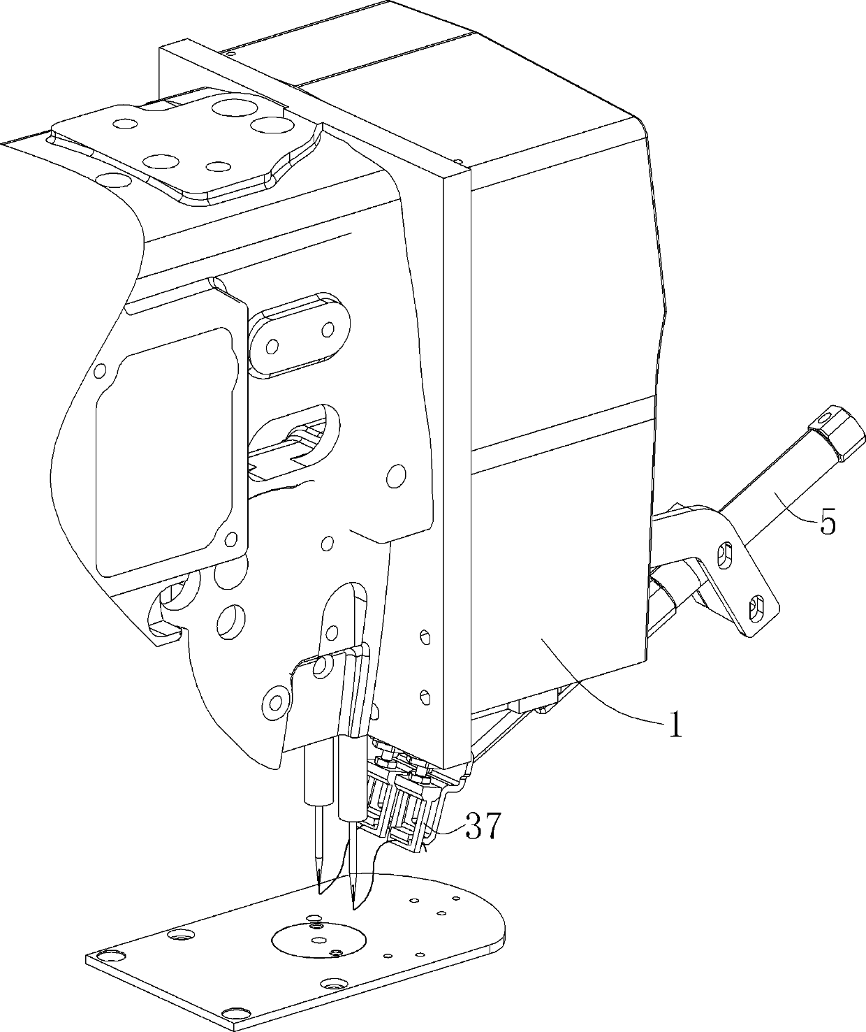 Multi-needle-bar sewing machine