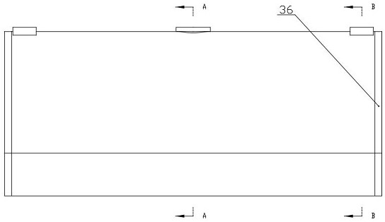 Wave-resistant self-pressure-discharging storage tank for petroleum highway-railway transportation