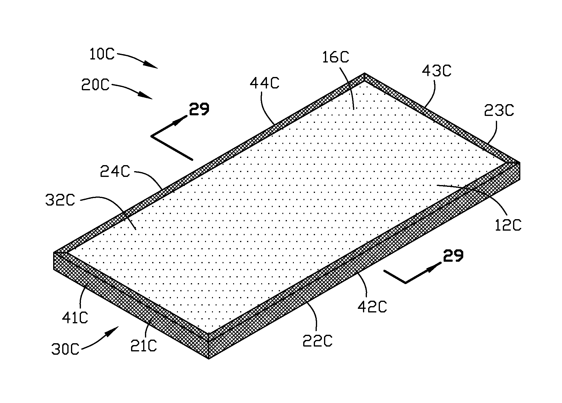 Fire resistant acoustic panel