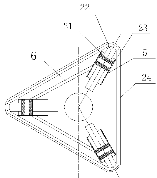 Block type multidirectional forging device