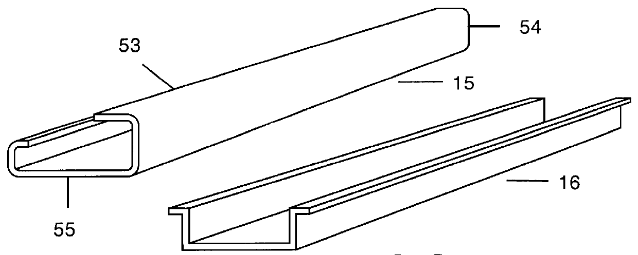 Extruded rail-mount with support leg