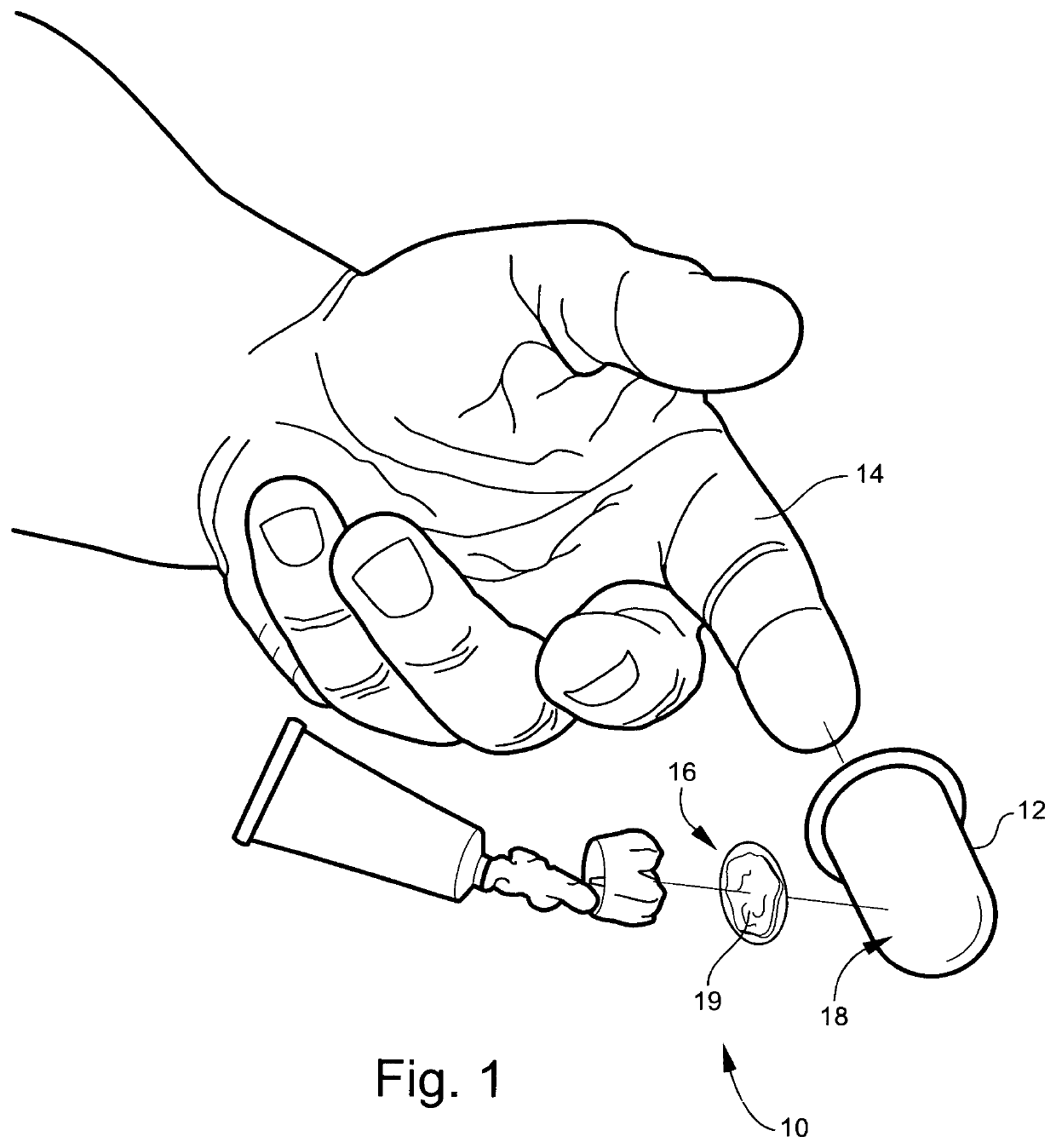 Prosthodontic tool and method for placing and fitting crowns and inlays