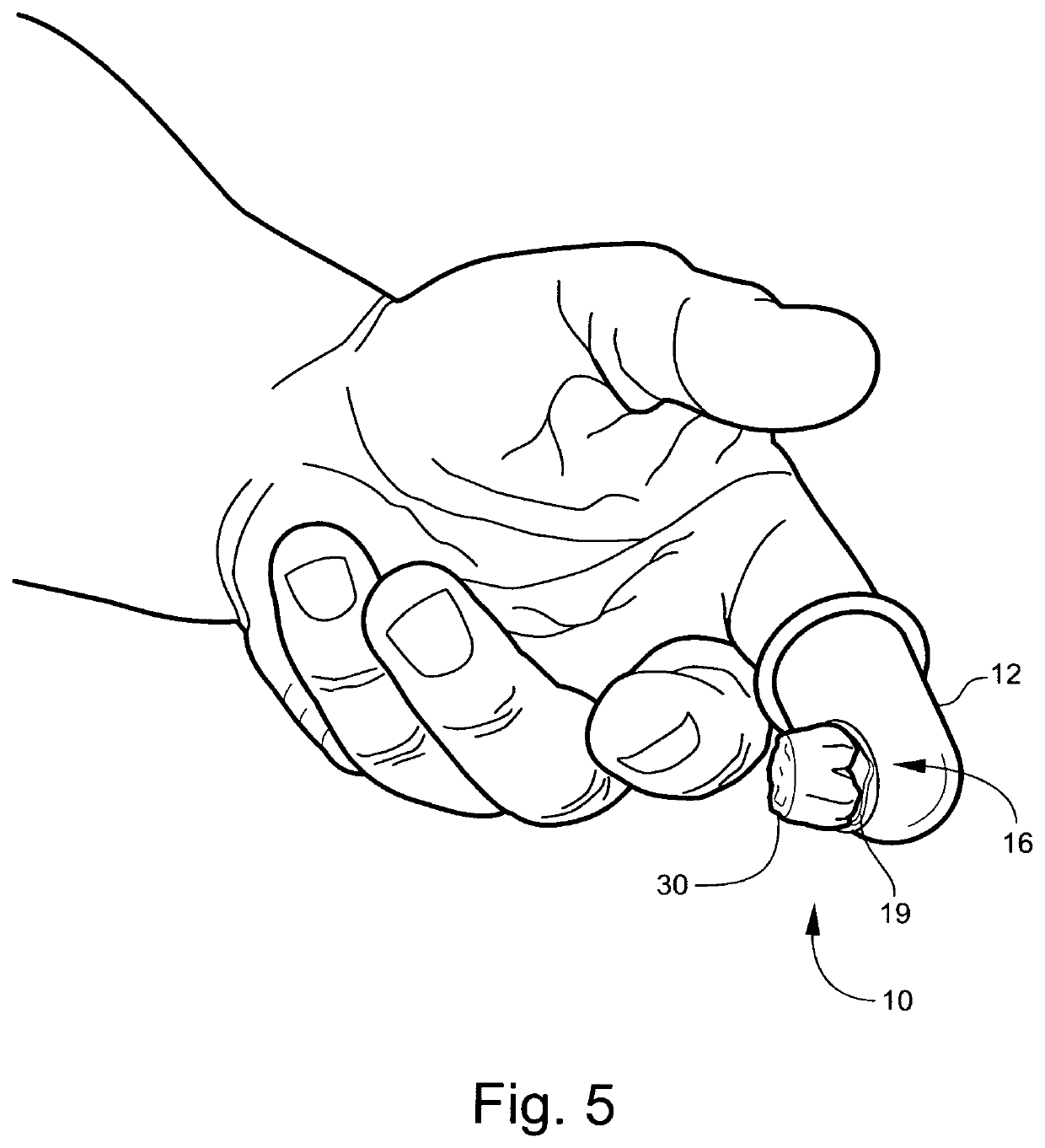 Prosthodontic tool and method for placing and fitting crowns and inlays