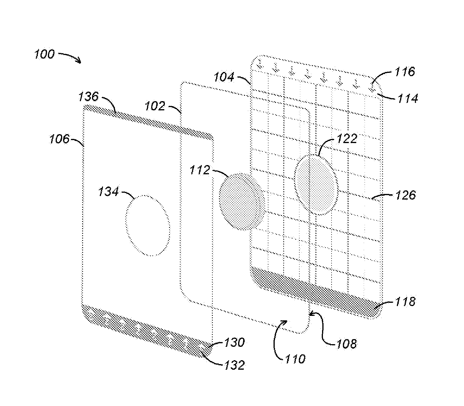 Thin film wound dressing